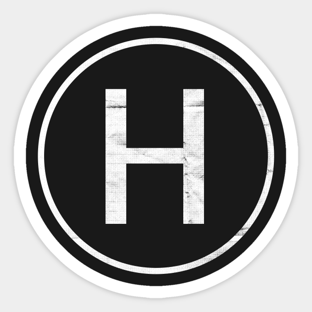 Helicopter Landing Pad Pilot Helicopter Pilot Sticker TeePublic